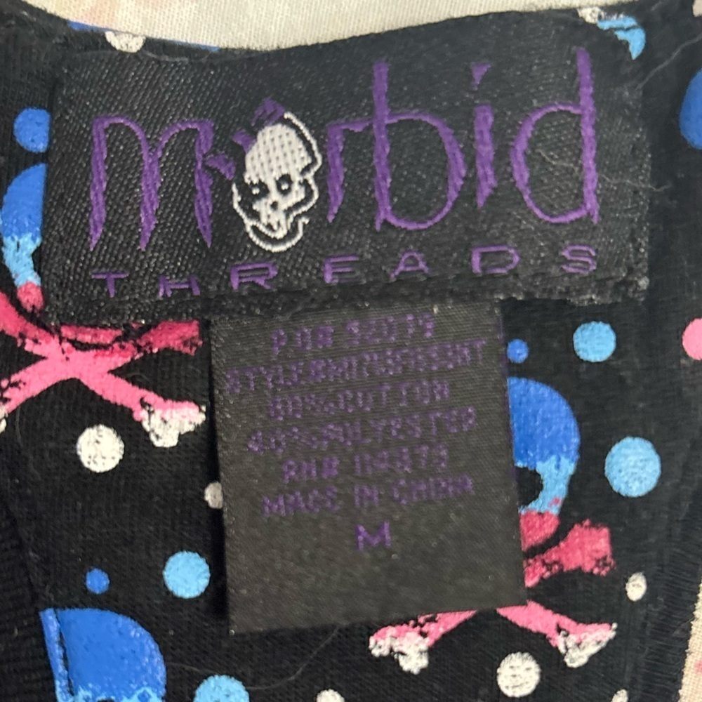 Morbid Threads rainbow skull top 🌈☠️💞 - Picture 3 of 3